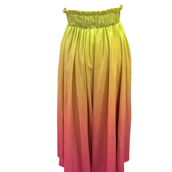 Emily McCarthy Sunset Palazzo Pant XXS NWT Wide Leg Statement Trouser - Picture 2 of 8